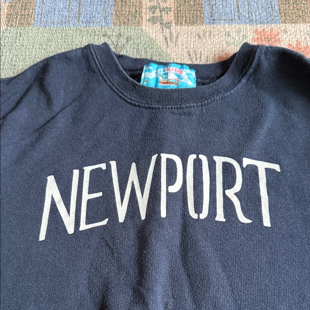 Kiel James Patrick Navy Newport Kids Sweatshirt - Picture 2 of 3